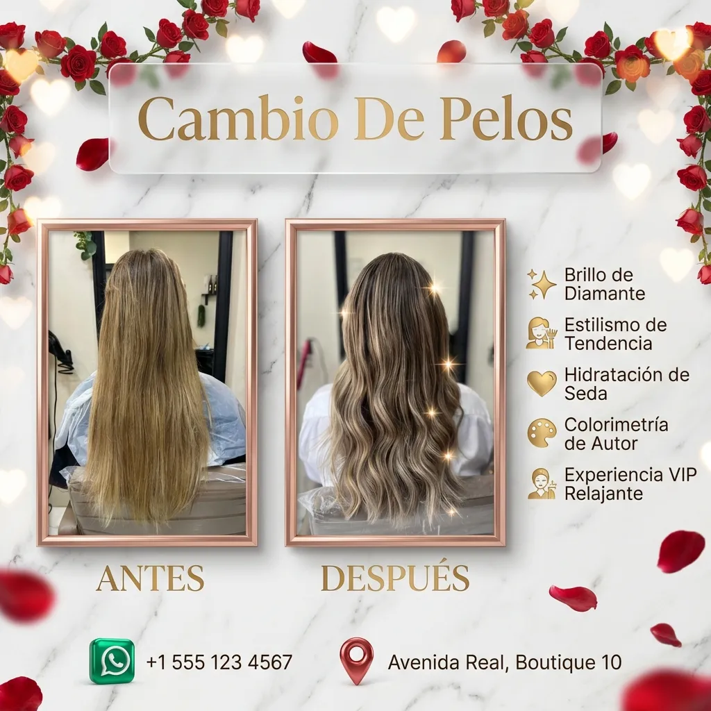 Composición increíble antes y después